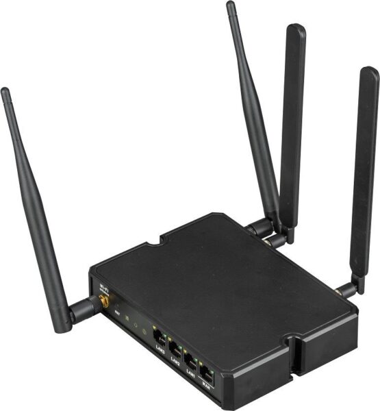Wi-Fi роутер Триколор TR-3G/4G-router-02, внешний вид с антеннами